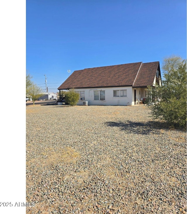 view of rear view of property