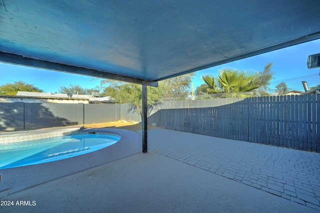 exterior space with a patio area