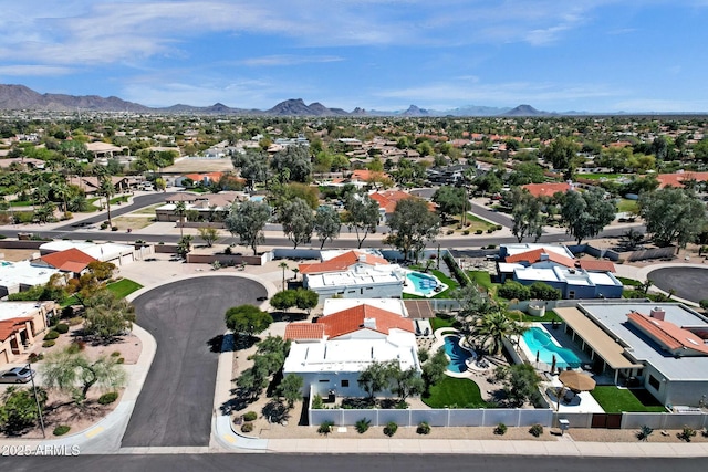 10013 N 106th Pl, Scottsdale, AZ 85258 - aerial view with a mountain view