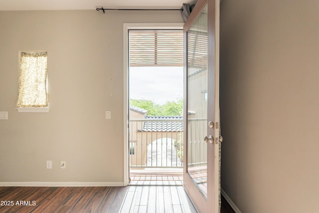 18283 N 93rd St, Scottsdale, AZ 85255 - doorway featuring wood finished floors and baseboards