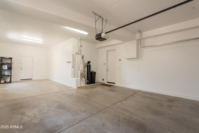 18283 N 93rd St, Scottsdale, AZ 85255 - garage with a garage door opener and gas water heater