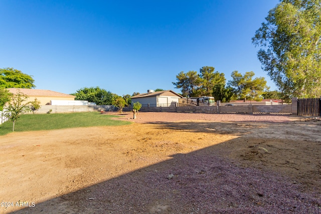 view of yard