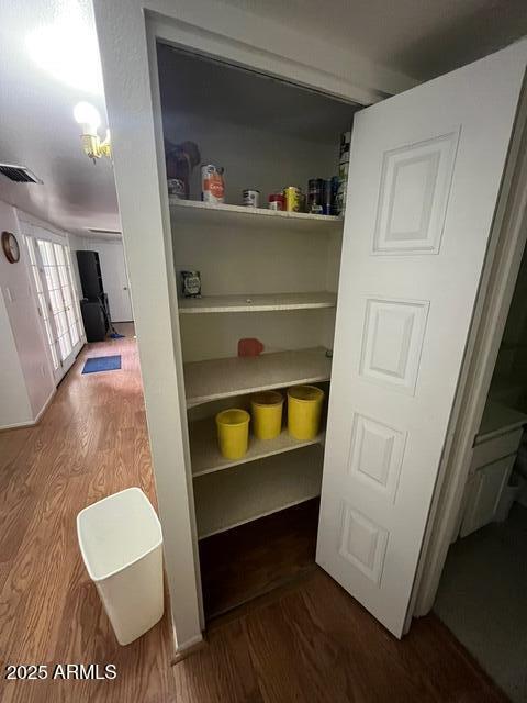 view of pantry