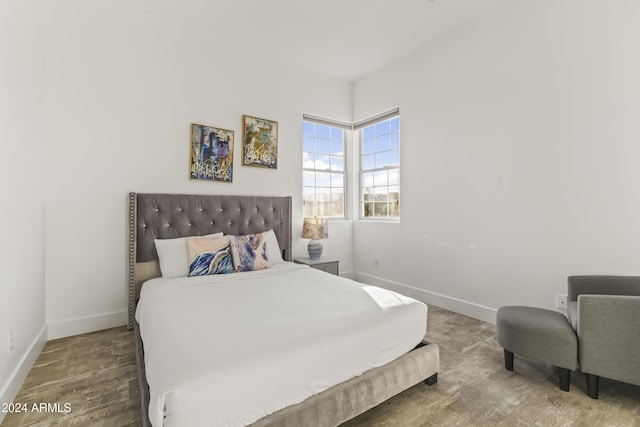 bedroom featuring hardwood / wood-style flooring