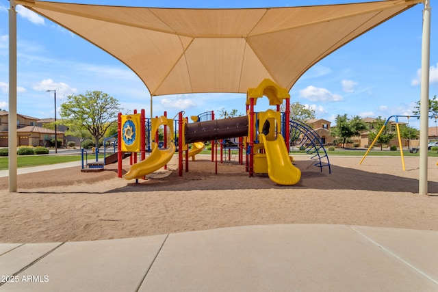 view of communal playground