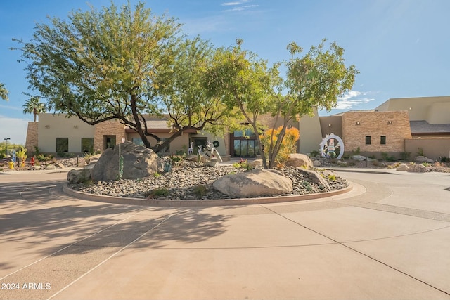 view of adobe home