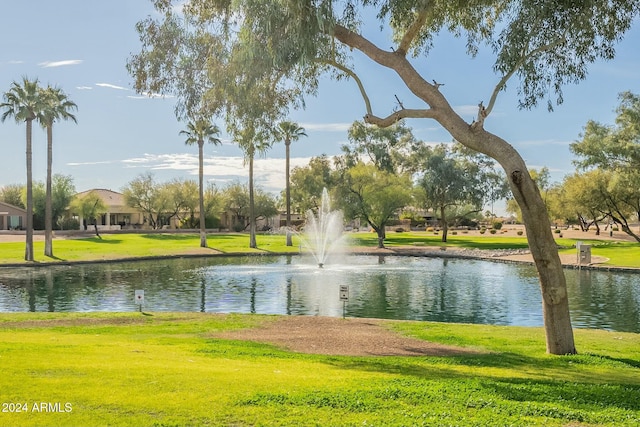 view of water feature