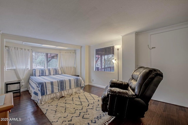 2974 N Vista Way, Payson, AZ 85541 - bedroom with dark wood finished floors and baseboards