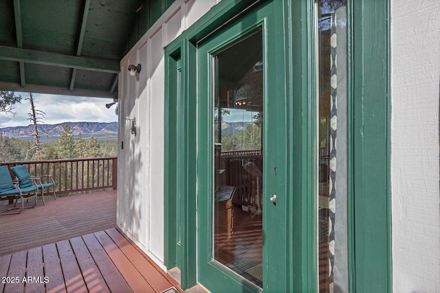 2974 N Vista Way, Payson, AZ 85541 - wooden deck featuring a mountain view