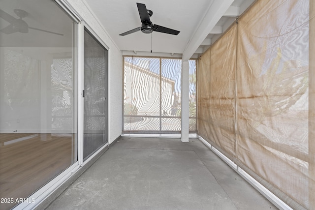 1881 E Kerby Farms Rd, Chandler, AZ 85249 - unfurnished sunroom with a ceiling fan