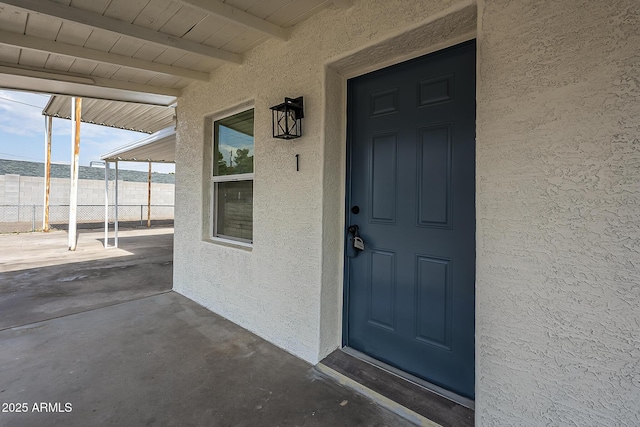 view of property entrance