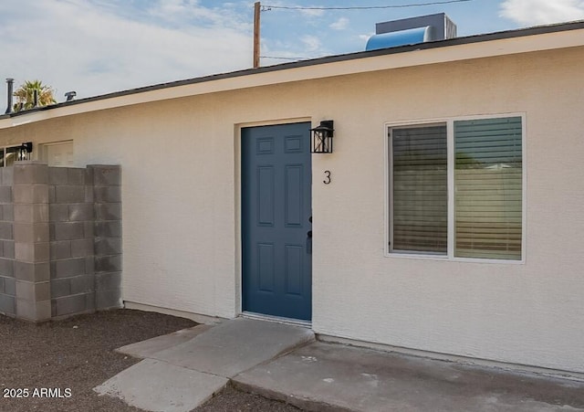 entrance to property with central air condition unit