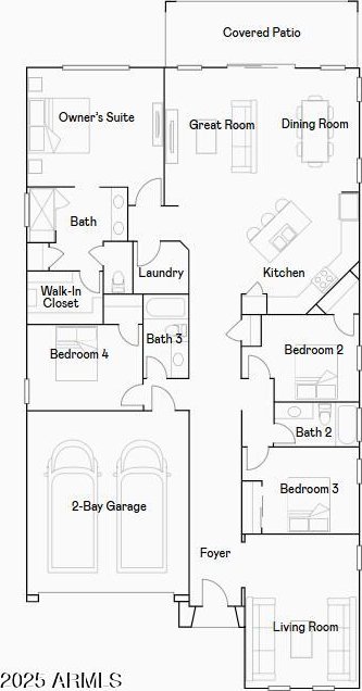 8128 E Paloma Ave, Mesa, AZ 85212 - view of room layout