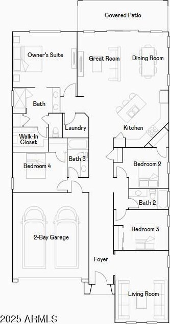 8128 E Paloma Ave, Mesa, AZ 85212 - view of room layout