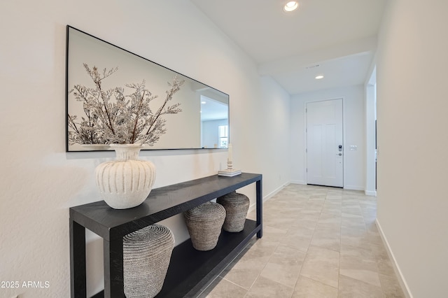 8128 E Paloma Ave, Mesa, AZ 85212 - corridor with recessed lighting and baseboards