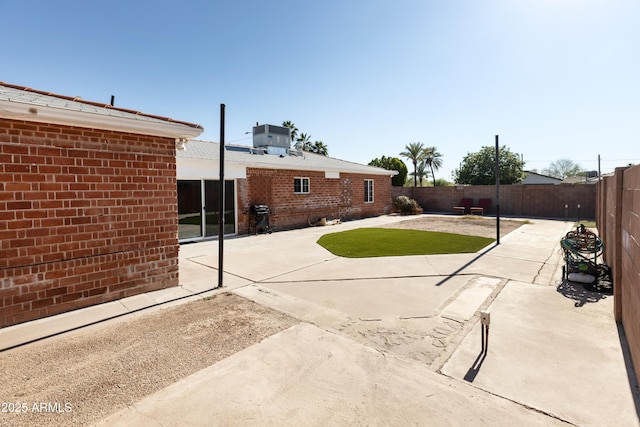 1330 E Monte Vista Rd, Phoenix, AZ 85006 - view of patio / terrace featuring a fenced backyard, central air condition unit, and grilling area