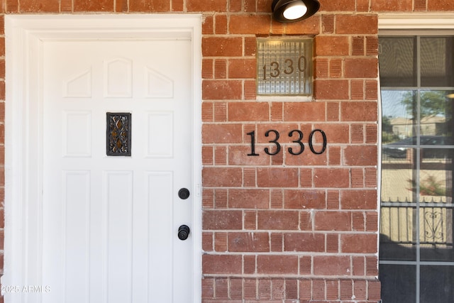 1330 E Monte Vista Rd, Phoenix, AZ 85006 - doorway to property with brick siding