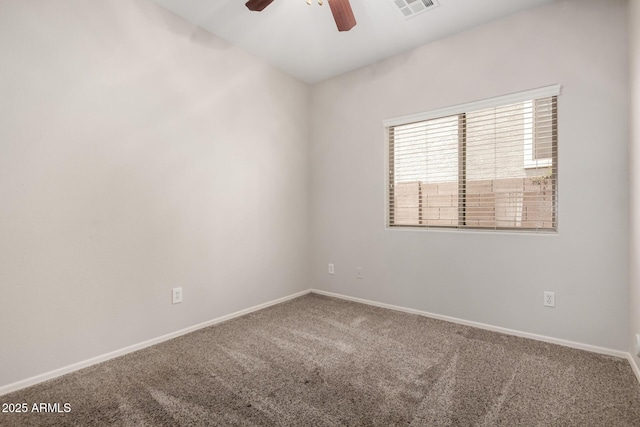 18719 E Pelican Ct, Queen Creek, AZ 85142 - carpeted empty room with a ceiling fan and baseboards