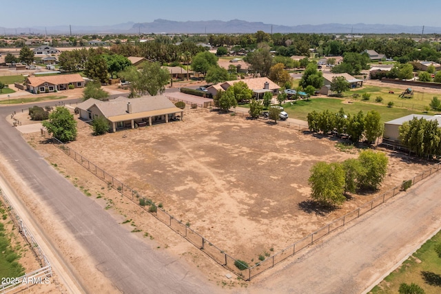 22201 E Vallejo St, Queen Creek, AZ 85142 - aerial view of residential area with mountains