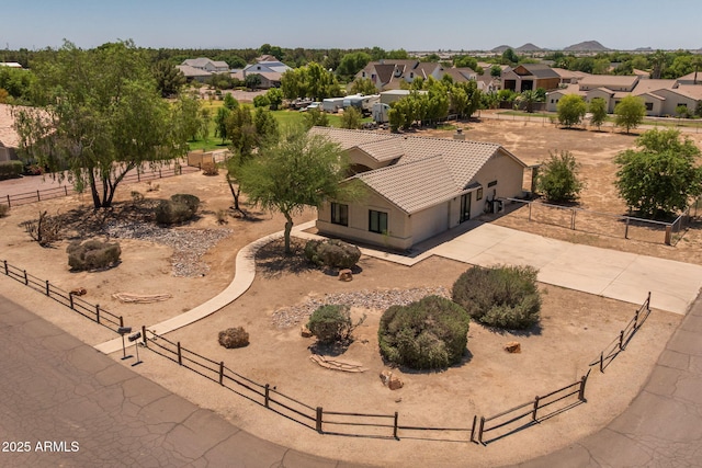 22201 E Vallejo St, Queen Creek, AZ 85142 - aerial perspective of suburban area