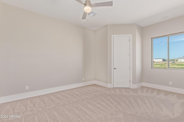 1229 N 106th Pl, Mesa, AZ 85207 - empty room with carpet, baseboards, and ceiling fan