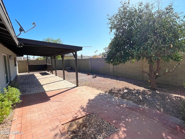 view of patio