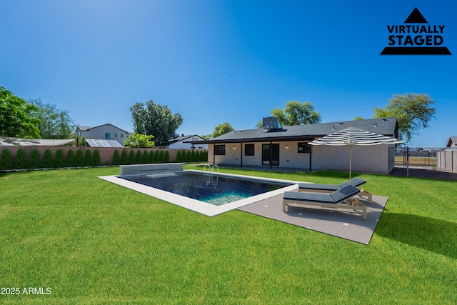 2818 E Villa Rita Dr, Phoenix, AZ 85032 - rear view of house with a patio area