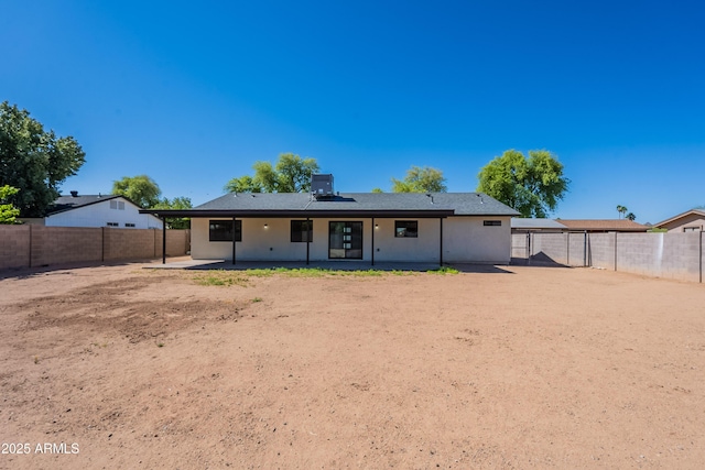 2818 E Villa Rita Dr, Phoenix, AZ 85032 - rear view of property featuring a patio and a fenced backyard
