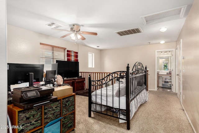 942 S Deerfield Ln, Gilbert, AZ 85296 - carpeted bedroom with attic access