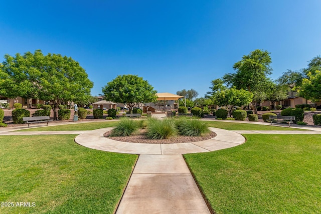 942 S Deerfield Ln, Gilbert, AZ 85296 - view of community featuring a lawn