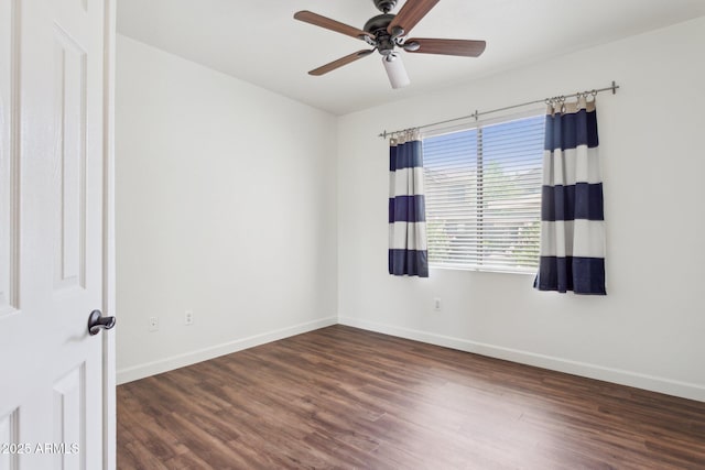 15252 N 100th St Unit 1147, Scottsdale, AZ 85260 - spare room with wood finished floors and ceiling fan