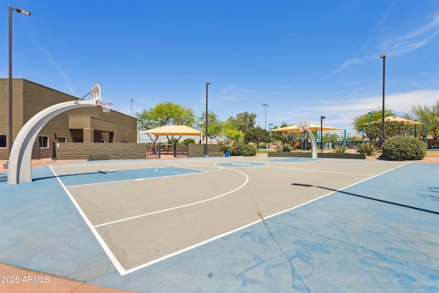 15252 N 100th St Unit 1147, Scottsdale, AZ 85260 - view of basketball court featuring community basketball court and a gazebo