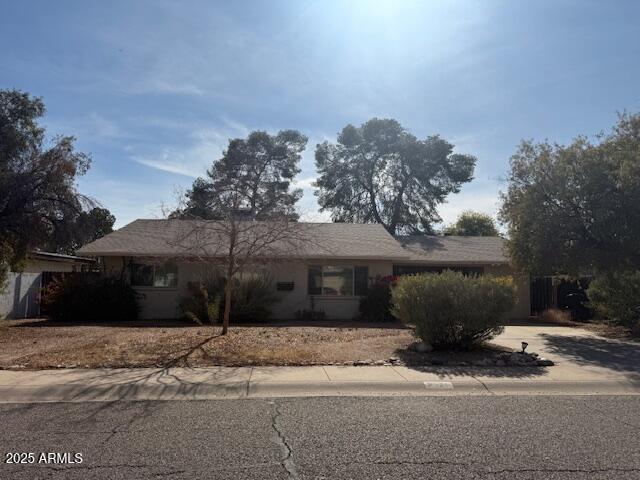 view of ranch-style house