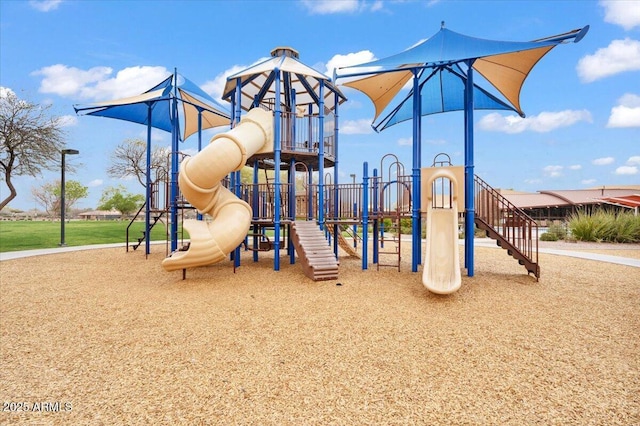 view of communal playground