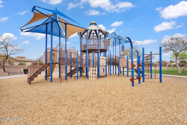 view of communal playground