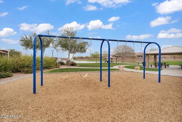 view of communal playground