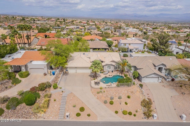 15746 E Sycamore Dr, Fountain Hills, AZ 85268 - birds eye view of property with a residential view