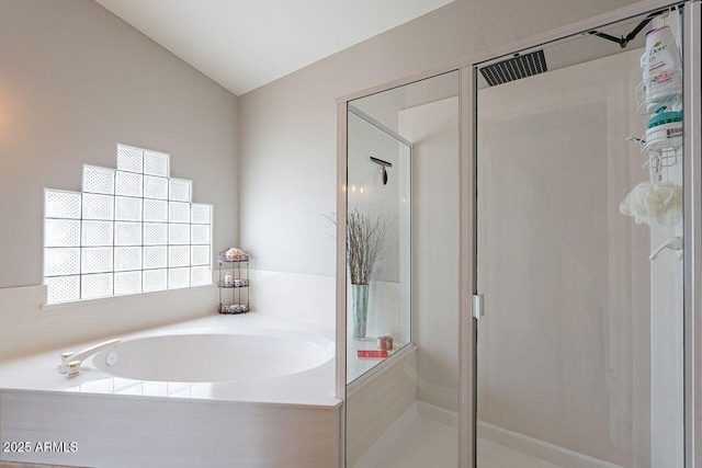 15746 E Sycamore Dr, Fountain Hills, AZ 85268 - full bathroom with a stall shower and a garden tub