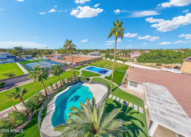 view of pool