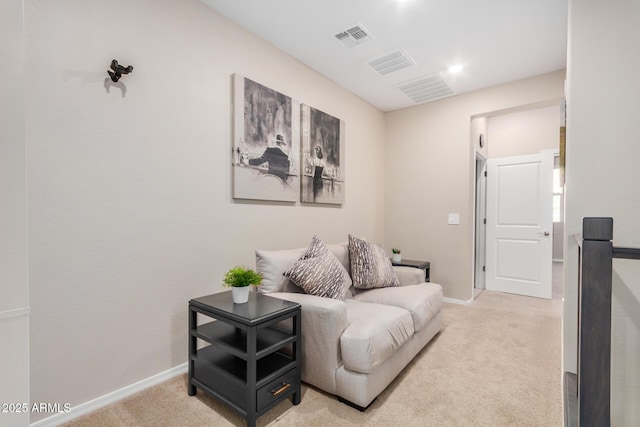 2631 S Sulley Dr Unit 104, Gilbert, AZ 85295 - sitting room featuring light colored carpet and baseboards