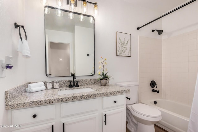 8103 E Dartmouth St, Mesa, AZ 85207 - full bath with vanity, toilet, and  shower combination
