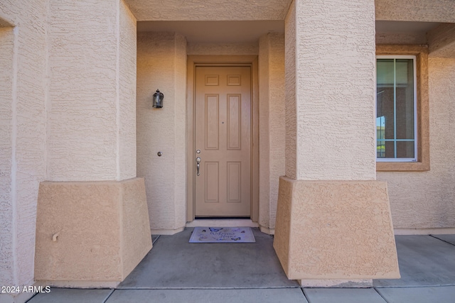 view of entrance to property