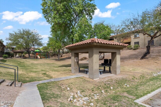5751 N Kolb Rd Unit 7102, Tucson, AZ 85750 - surrounding community featuring a yard, a gazebo, and playground community