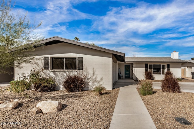 view of ranch-style house