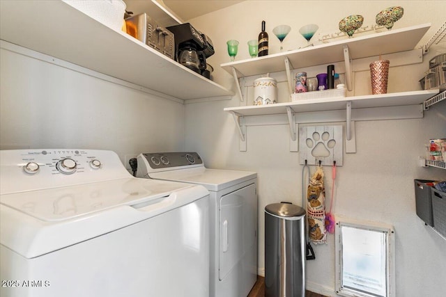1057 E Silversmith Trl, San Tan Valley, AZ 85143 - laundry room with washing machine and dryer