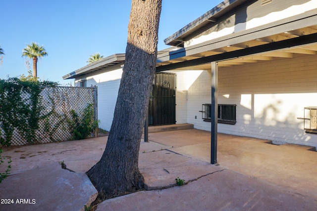 view of patio / terrace featuring central air condition unit