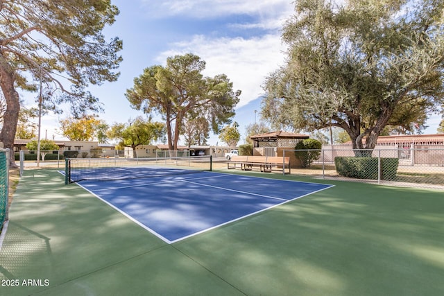 view of sport court