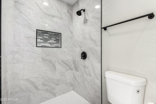 3249 E Nisbet Rd, Phoenix, AZ 85032 - bathroom featuring toilet and a tile shower