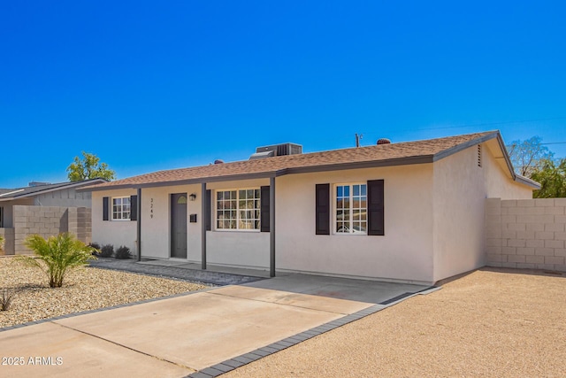 3249 E Nisbet Rd, Phoenix, AZ 85032 - single story home featuring stucco siding, roof with shingles, and fence