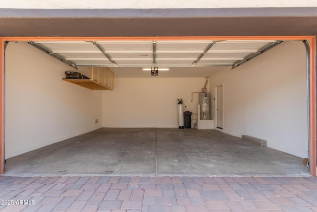 1857 W 22nd Ave, Apache Junction, AZ 85120 - garage with water heater and a garage door opener